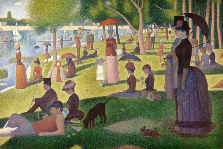 Sunday Afternoon of the Island of La Grande Jatte (mk09)